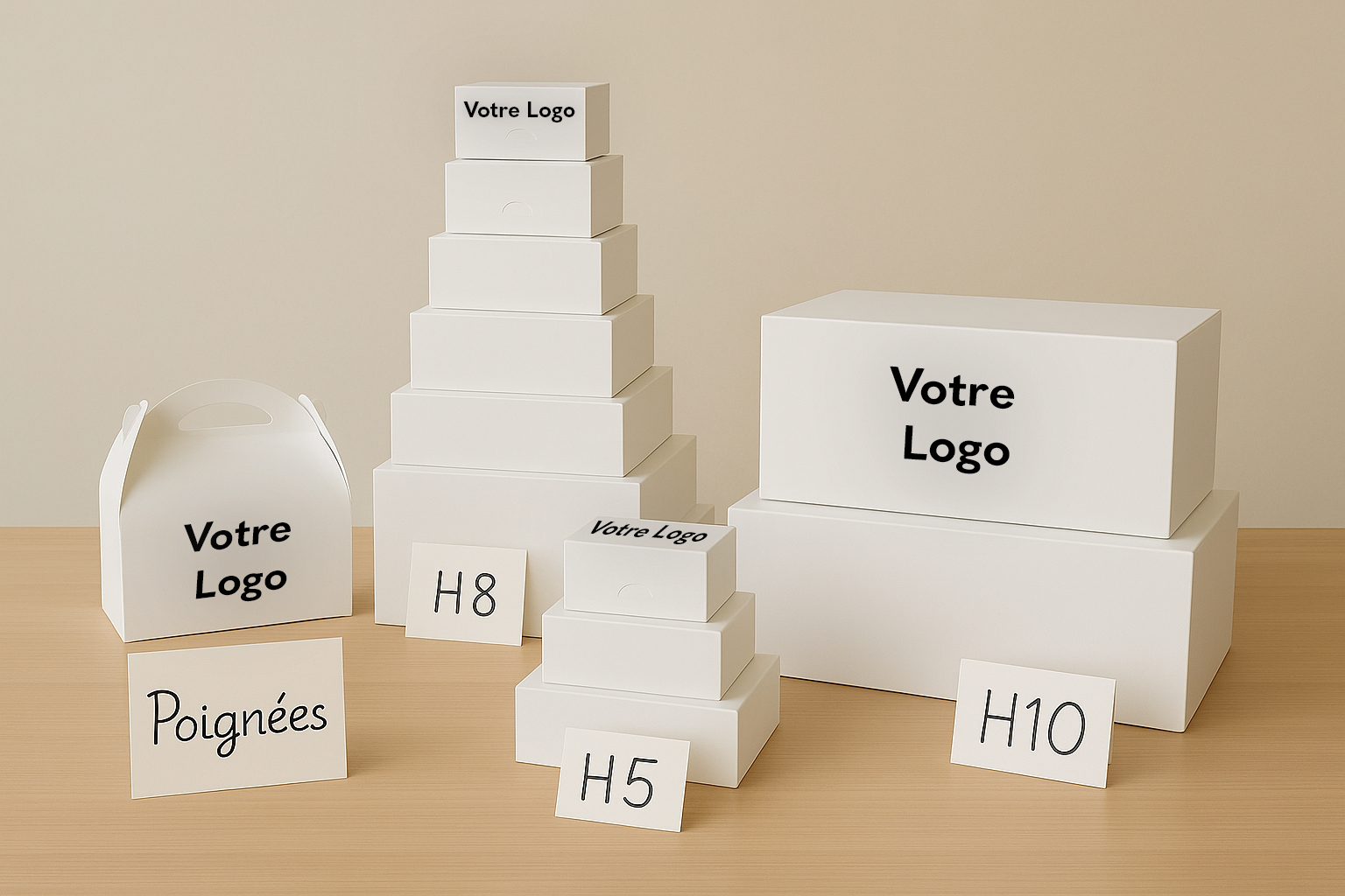 gamme boite pâtissière personnalisées